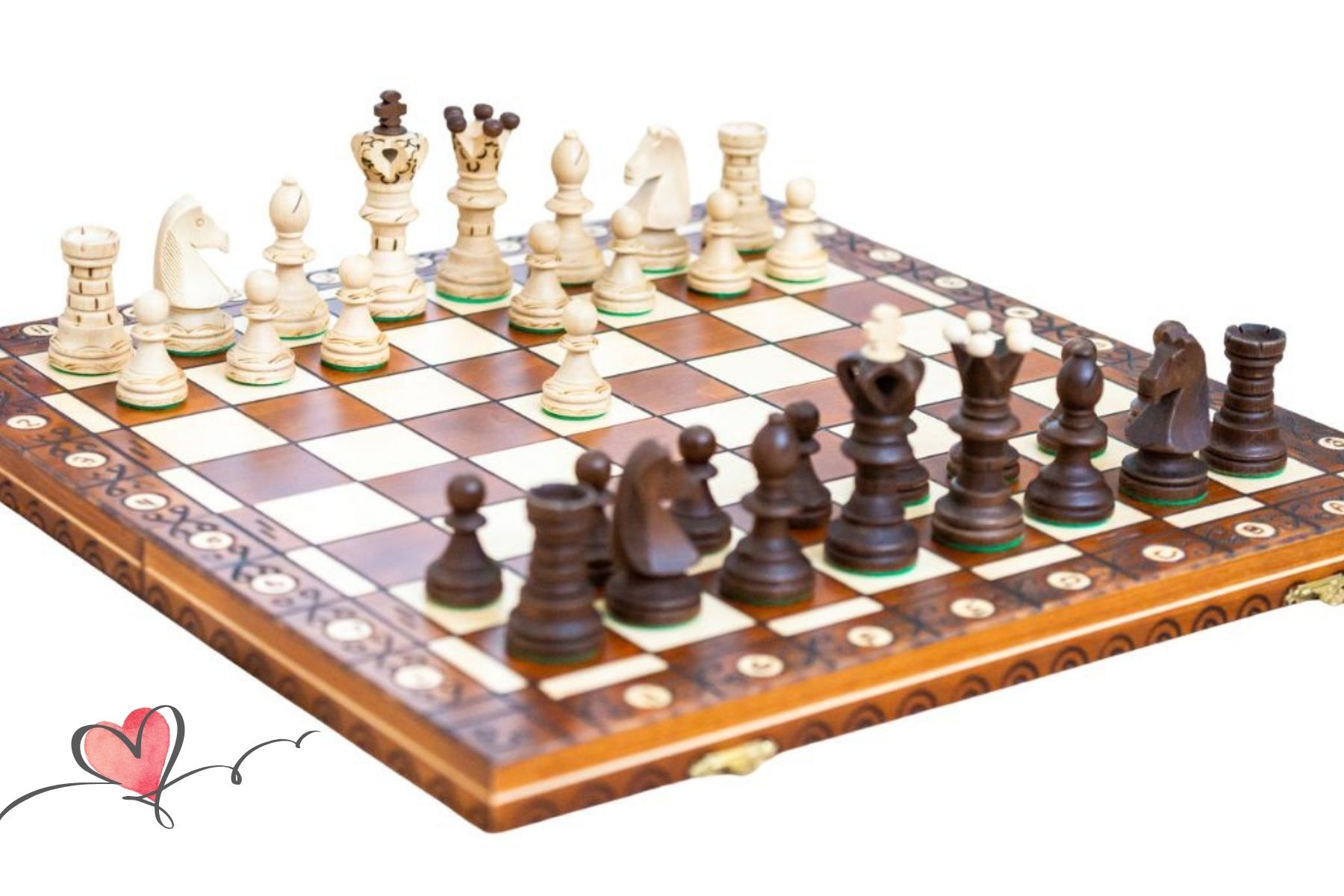 Drevené šachy Kráľovské