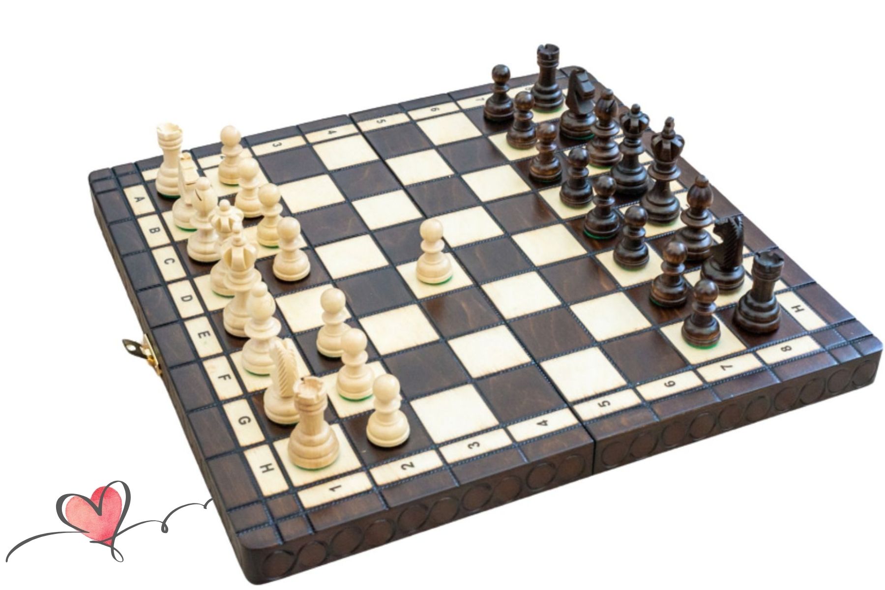 Drevené šachy Zvonky