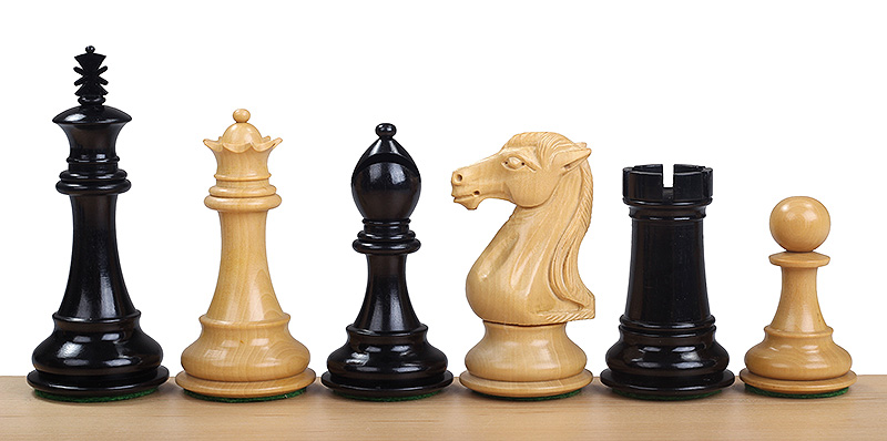 Šachové figurky Royal Knight Ebony