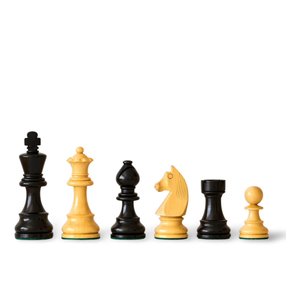 Šachové figúrky PROFESIONÁL z agátu ebonizované
