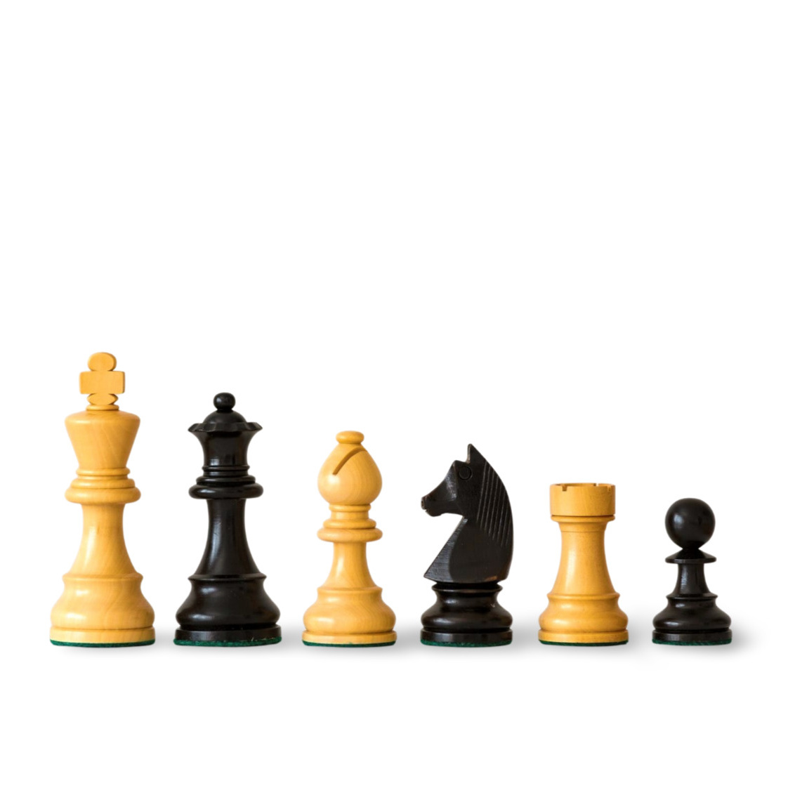 Šachové figúrky PROFESIONÁL z agátu ebonizované