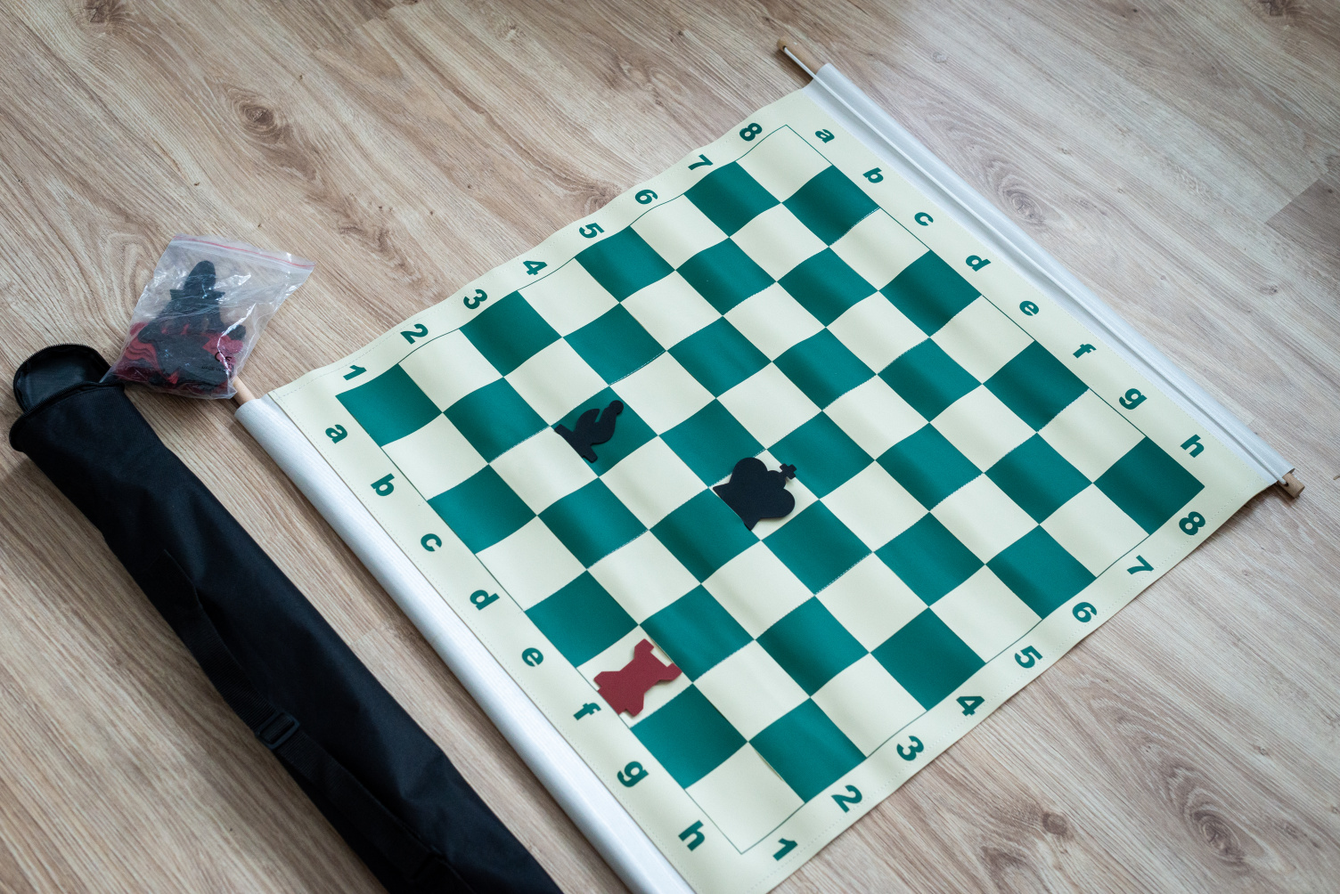 Rolovacia zapichovacia demonštračná šachovnica