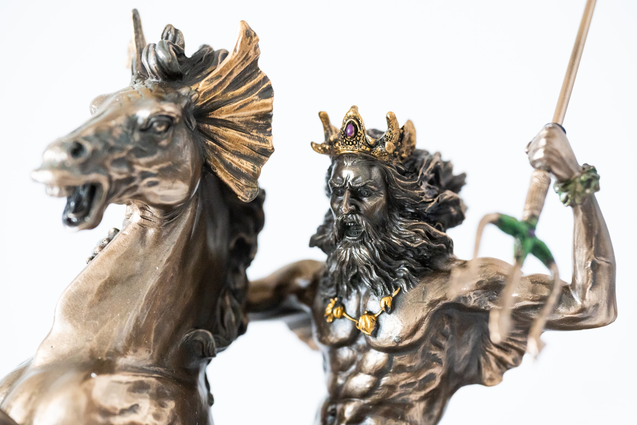 Poseidon na mořském koni