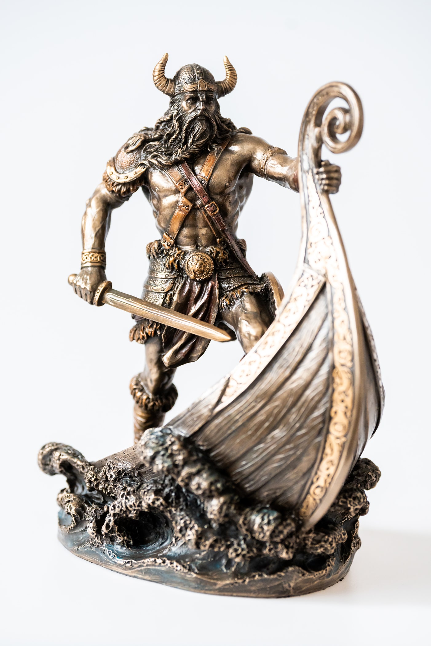 Vikingský bojovník na Drakkaru