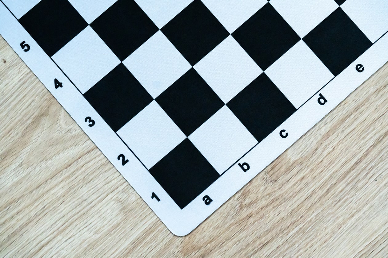 Šachovnice Mouse Pad černá