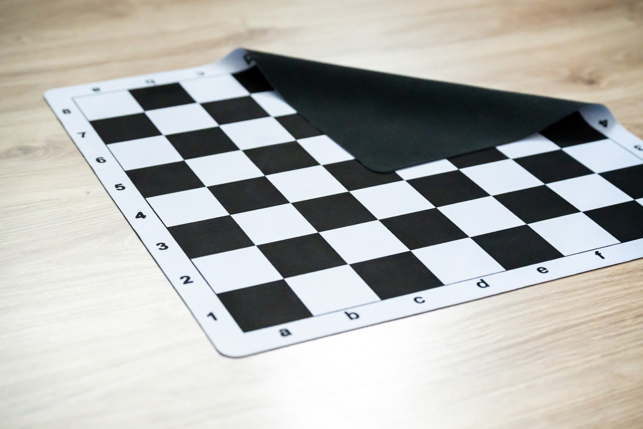 Šachovnice Mouse Pad černá