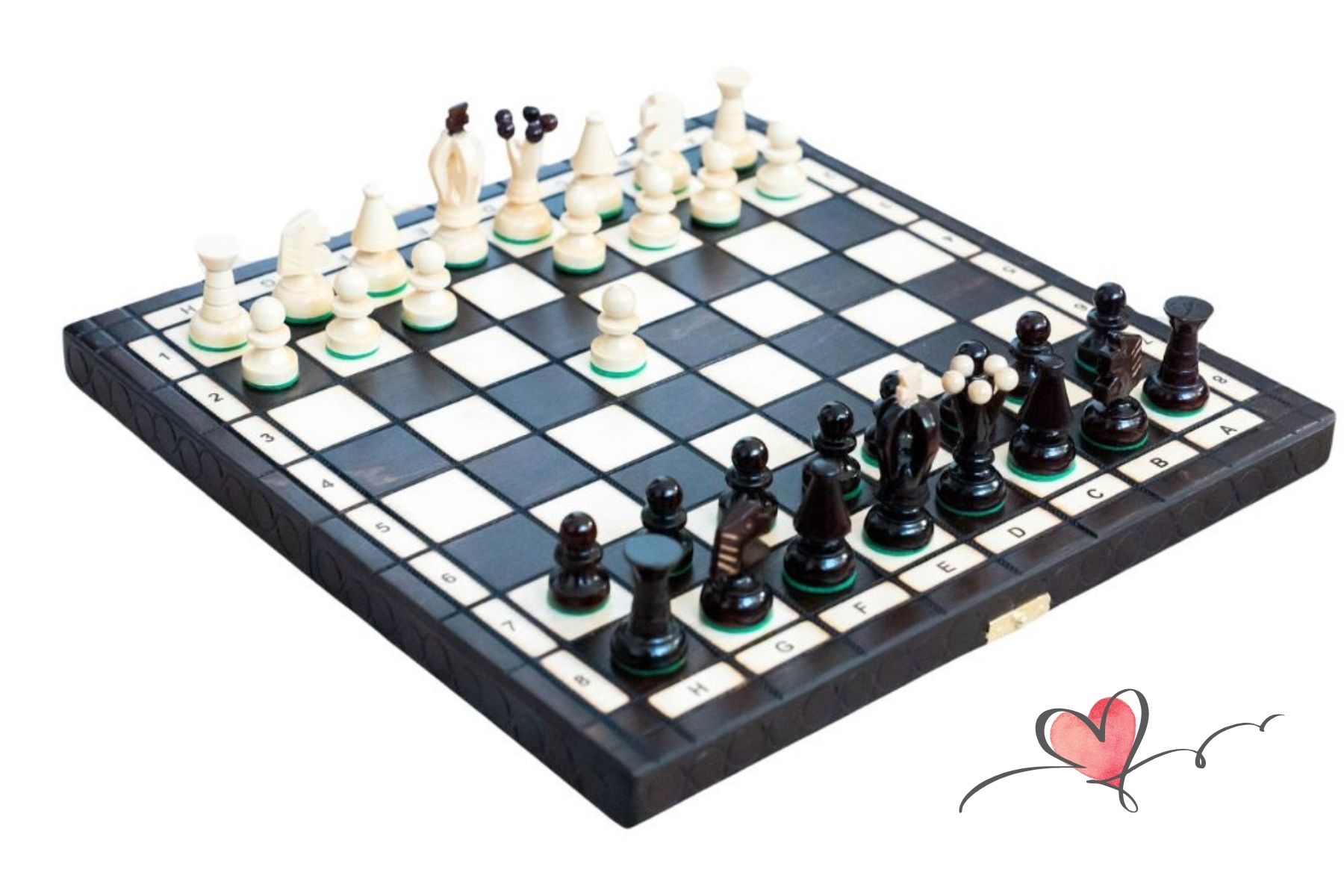 Drevené šachy Kráľovské Standard