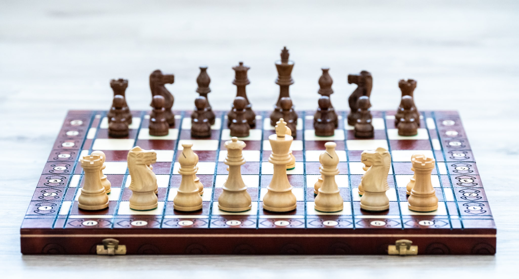 Drevené šachy Wenga