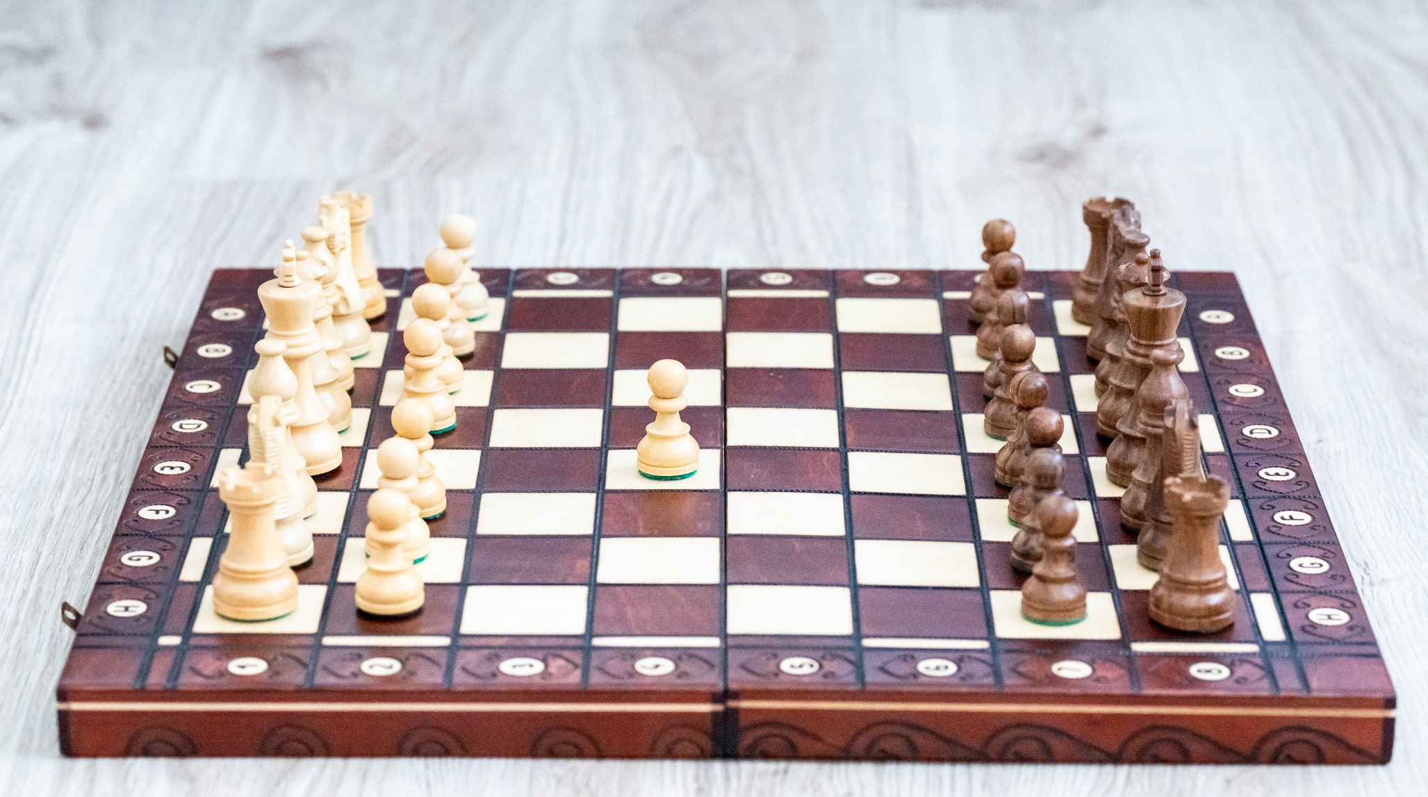 Drevené šachy Wenga