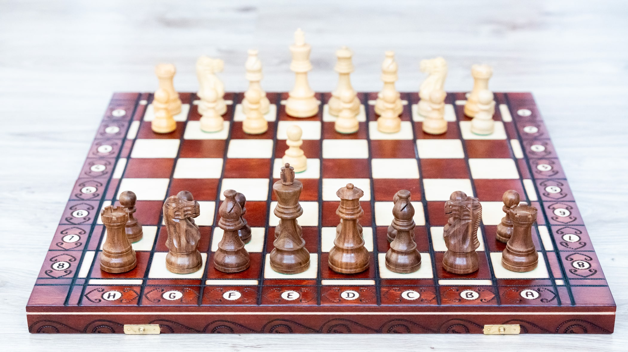 Drevené šachy Wenga