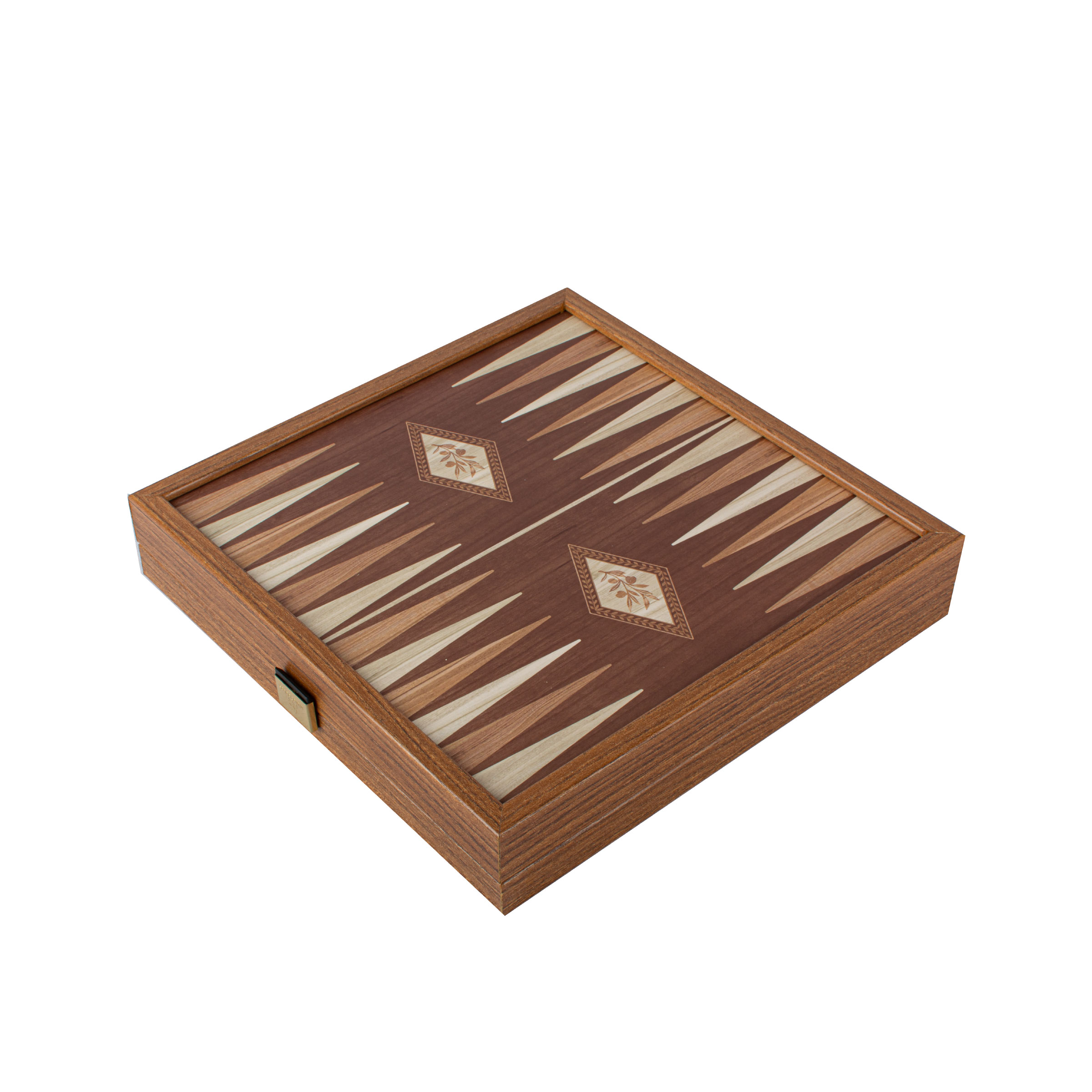 Šach a backgammon v drevenom kufri