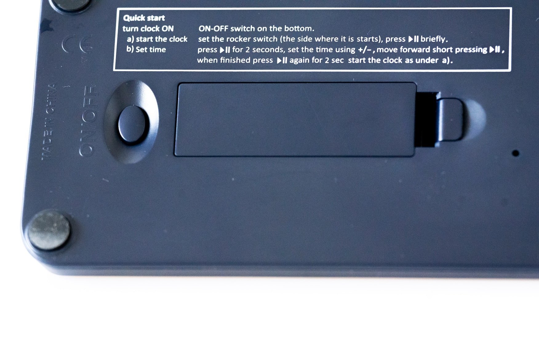Digitálne hodiny LEAP Navy Blue Bonus & Delay