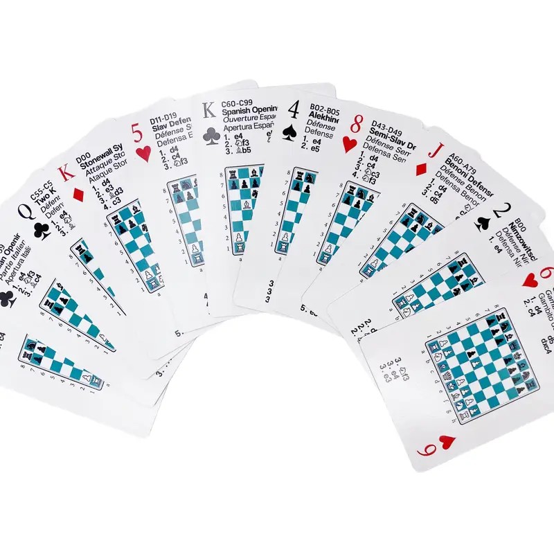 Hracie karty – šachové otvorenia