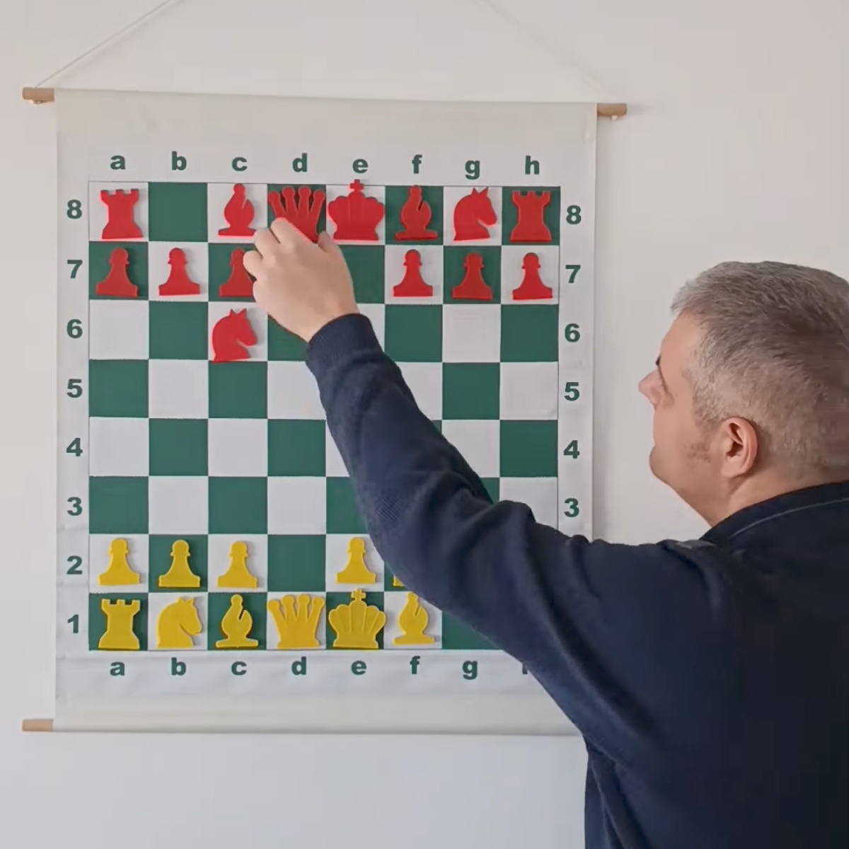 Demonštračná magnetická šachovnica