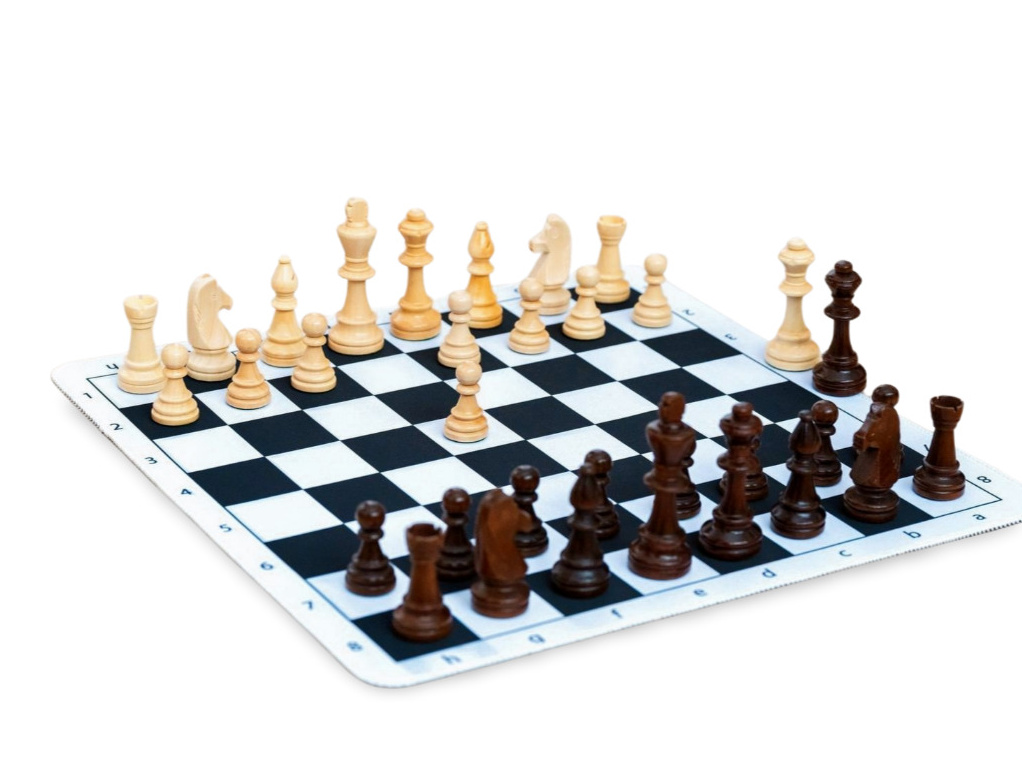 Drevené šachy Staunton Glaze